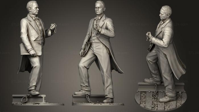 Statues of famous people (William C Goodridge, STKC_0319) 3D models for cnc